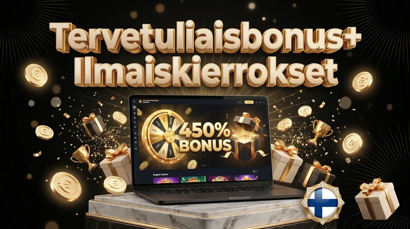Tervetuliaisbonus+ Ilmaiskierrokset
